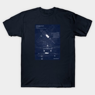 Lavochkin La11 Blueprint T-Shirt